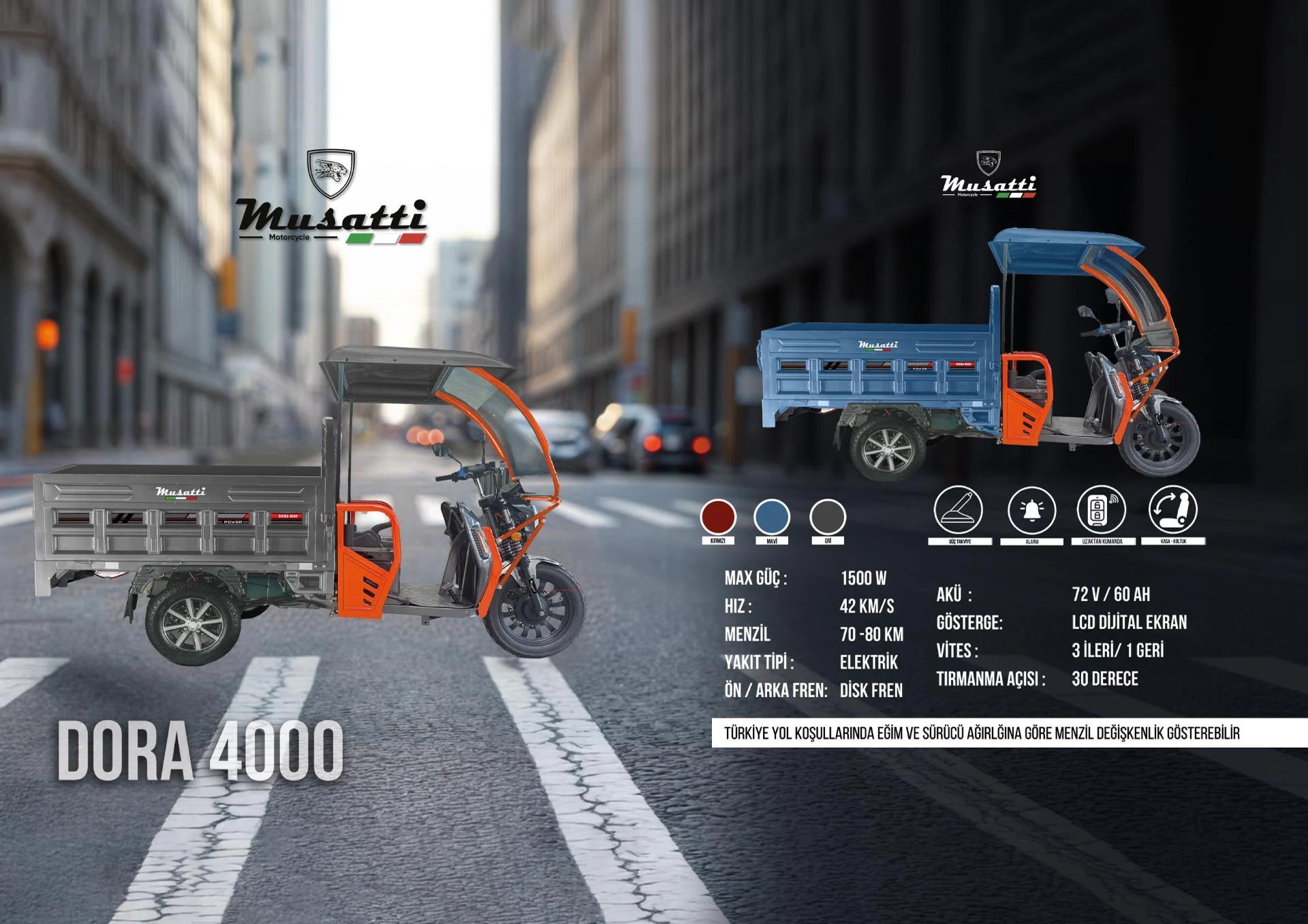 MUSATTI Musatti Dora-4000 2026 Model Motosiklet